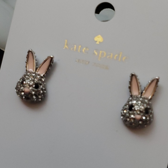 NWT Kate Spade Make Magic Bunny Stud Earrings - Picture 1 of 7